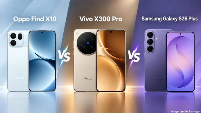 Oppo Find X10 vs Vivo X300 Pro vs Samsung Galaxy S26 Plus: Price in ...