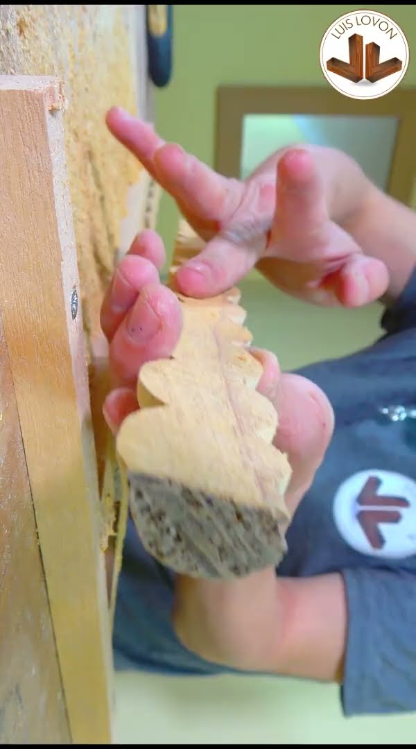 COMO CORTAR LA MITAD DE UNA MADERA RECTA SIN MAQUINAS #diy #carpintero ...