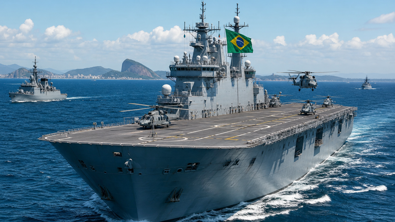 Britain sold HMS Ocean for £84 million in 2018 and Brazil gained a ...