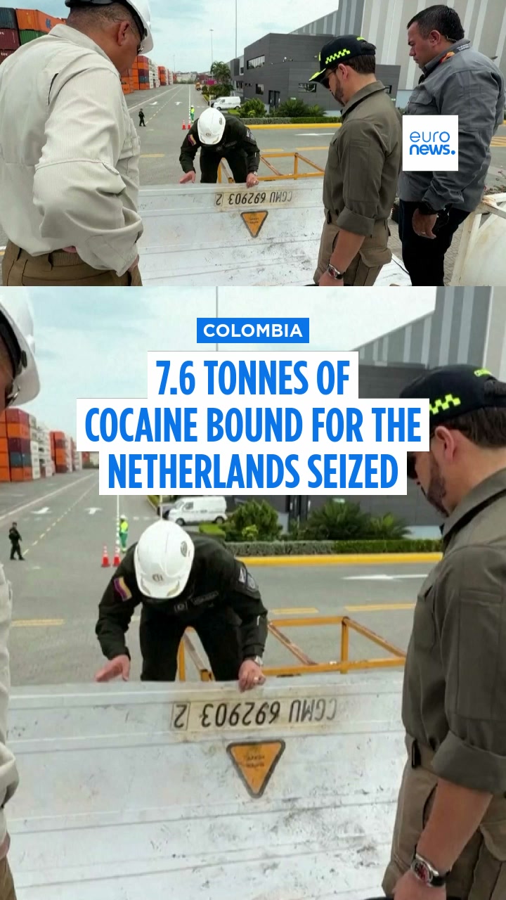 Colombia seizes 7.6 tonnes of Netherlands-bound cocaine at Cartagena port