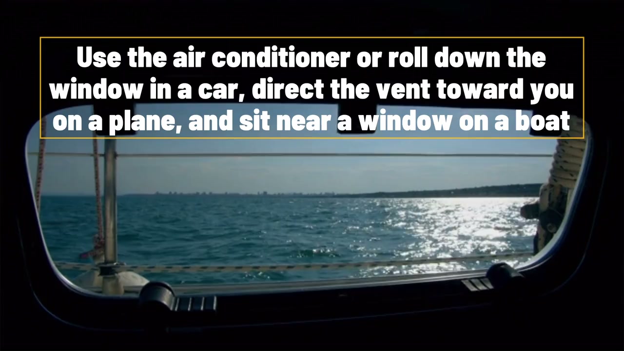 How to avoid motion sickness