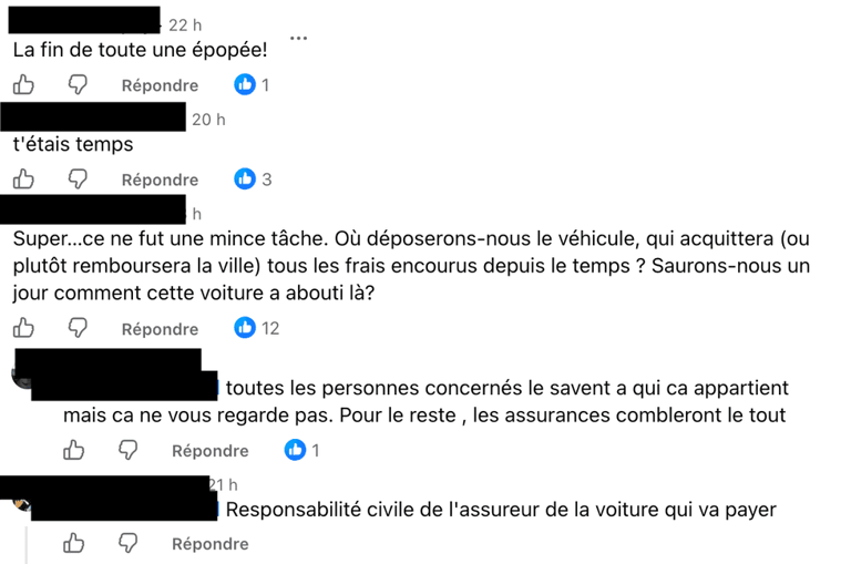 Une voiture coincée dans la rivière des Mille Îles a été repêchée par ...