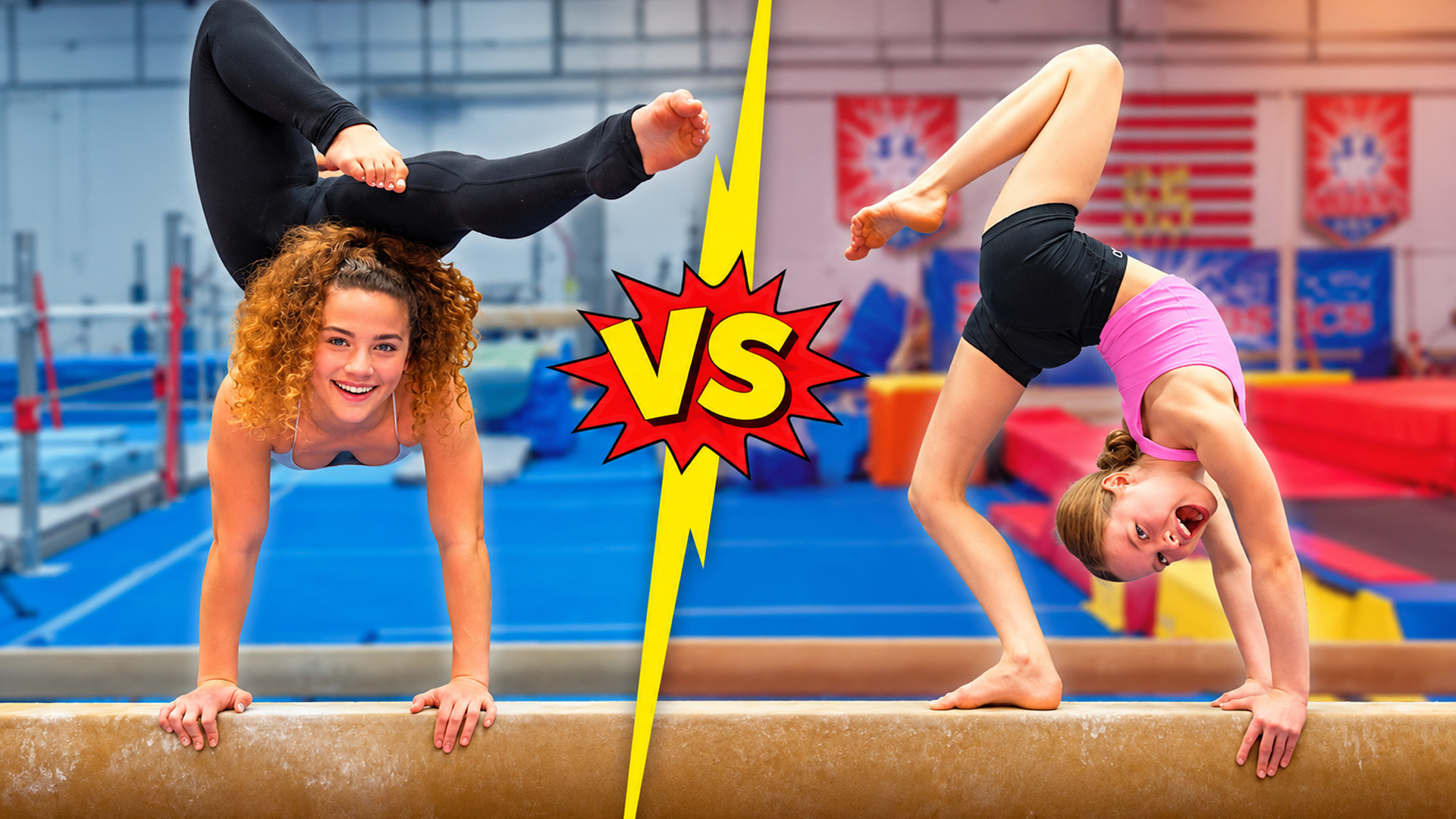 I competed against a 12-year-old gymnast