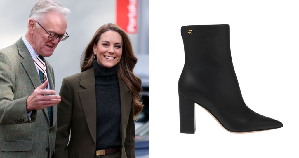 Kate Middleton sticks to go-to fall boot for children's hospice visit
