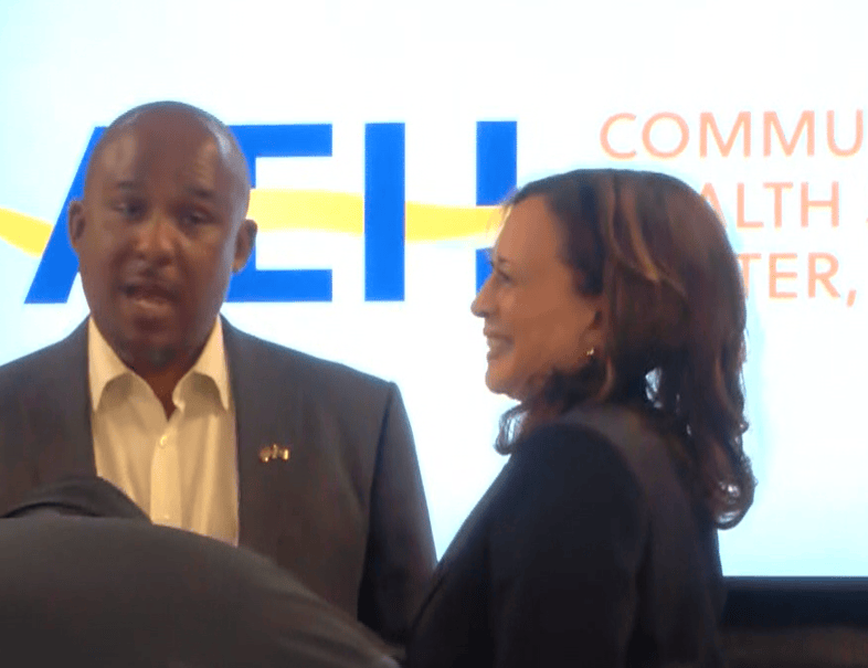 Kamala Harris visits MS with Senate candidate Scott Colom