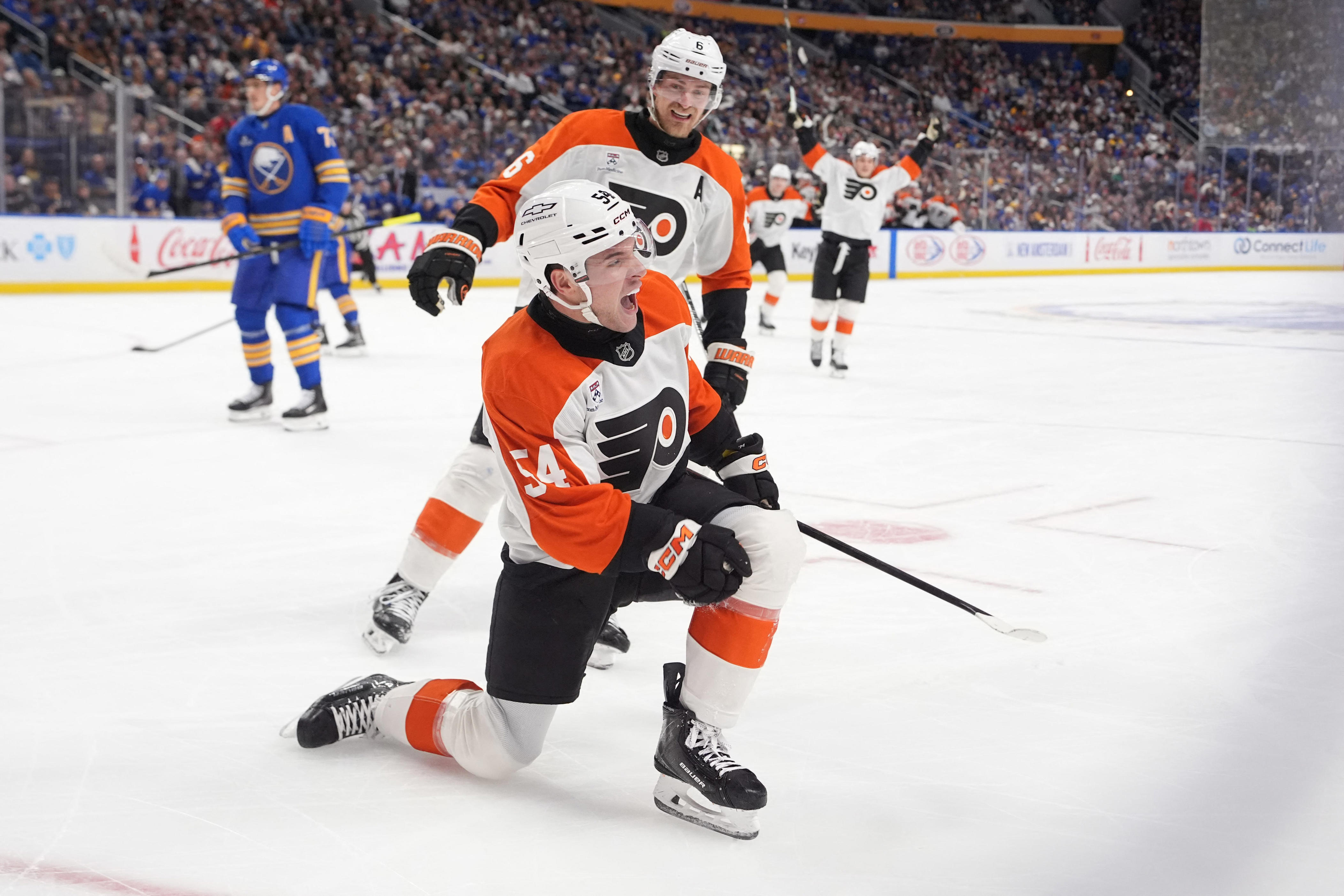 Former Notre Dame right wing scores first two NHL goals with Flyers