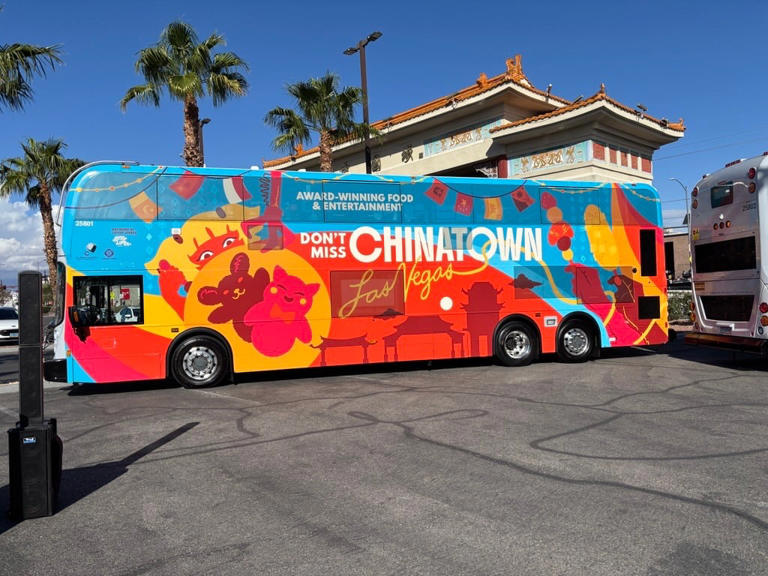 Clark County unveils custom-wrapped RTC bus for Chinatown Art Crawl
