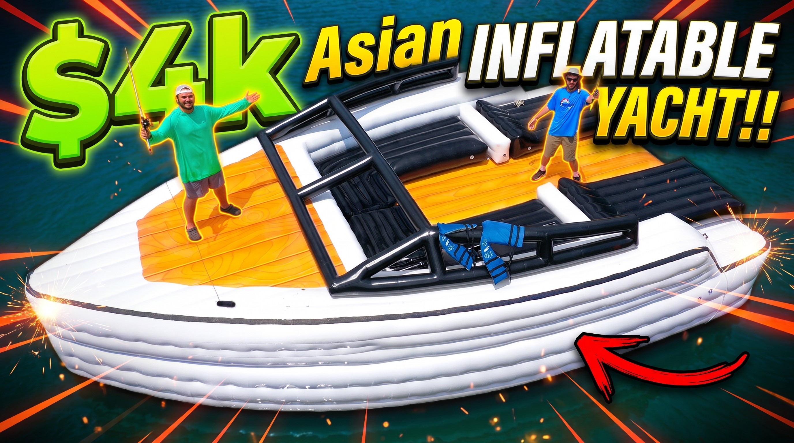 I bought a $4,000 inflatable yacht from Asia: Unbelievable results! 🚤