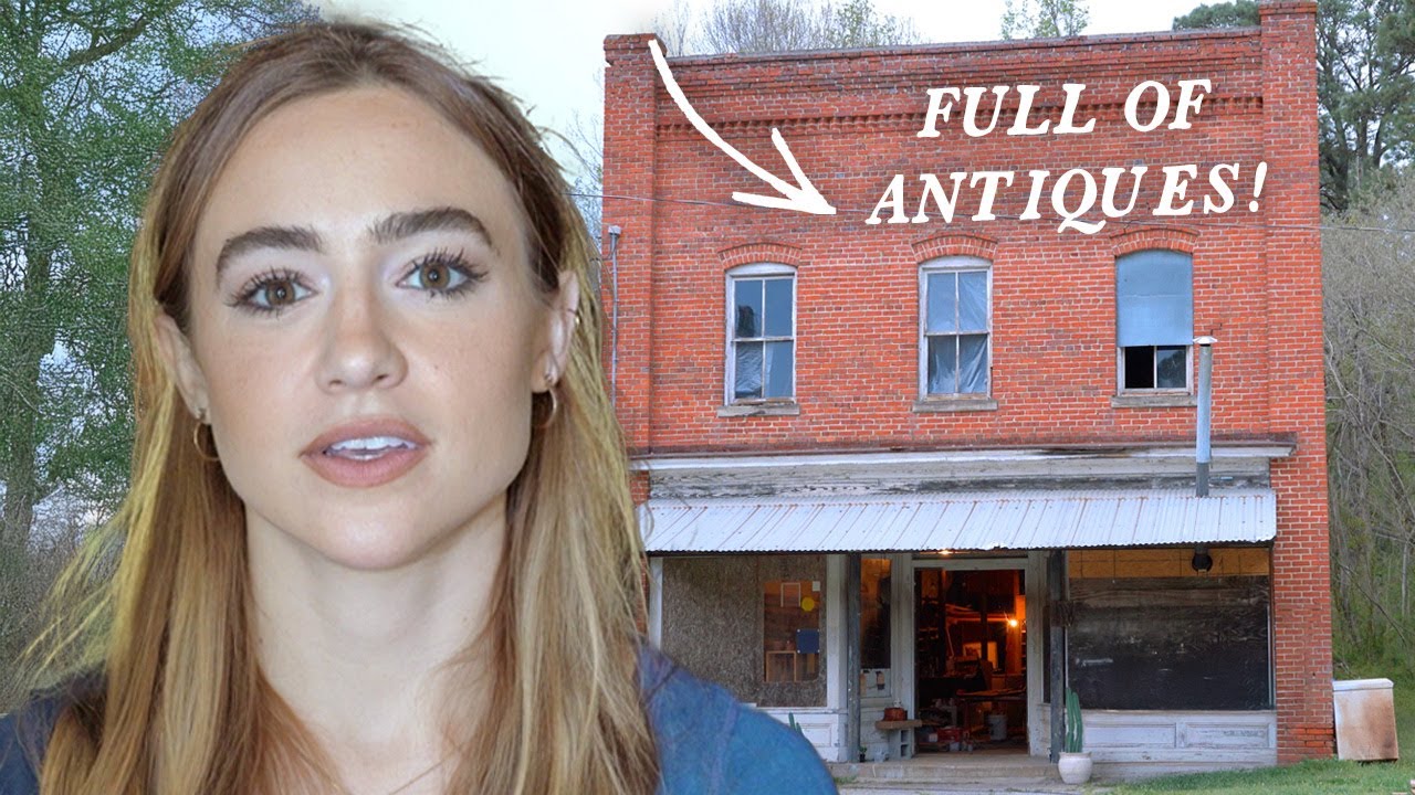 My abandoned general store: Cleaning + finding antique treasures