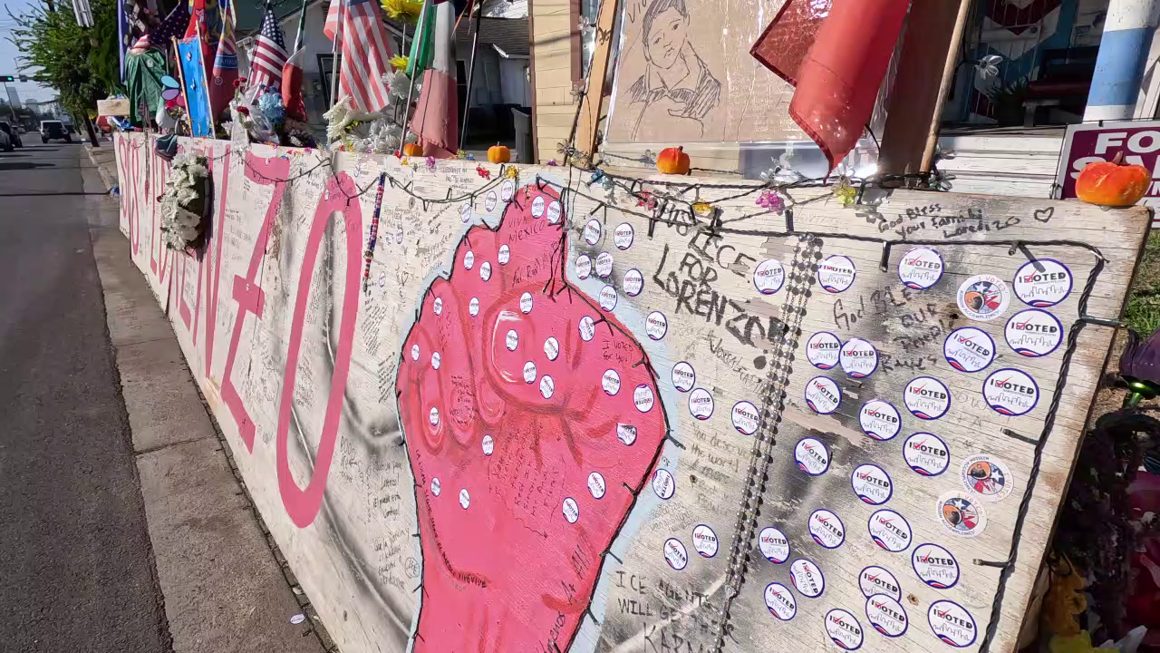 'I voted' stickers at Houston memorial carry message of unity after ICE ...