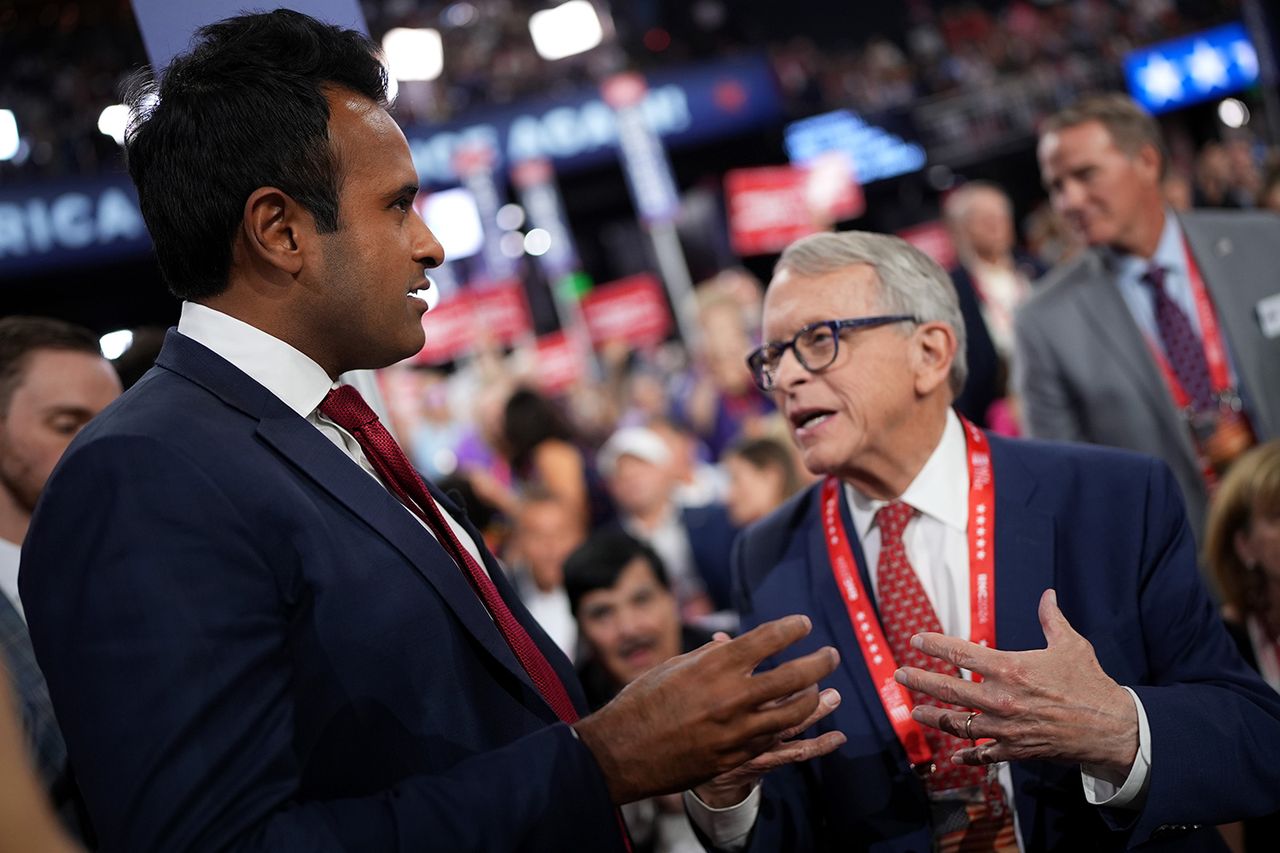 JD Vance praises Vivek Ramaswamy’s audacity as some Republicans slam ...