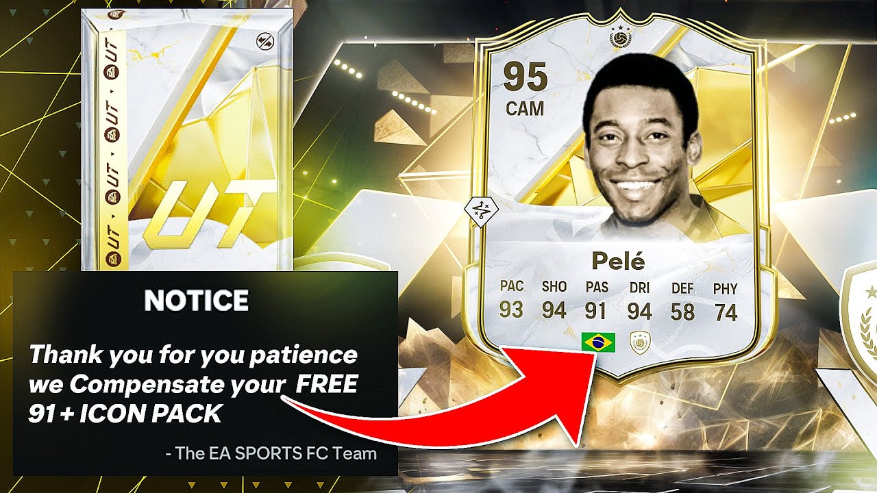 I opened 10 x 91+ icon compensation packs in FC 25!