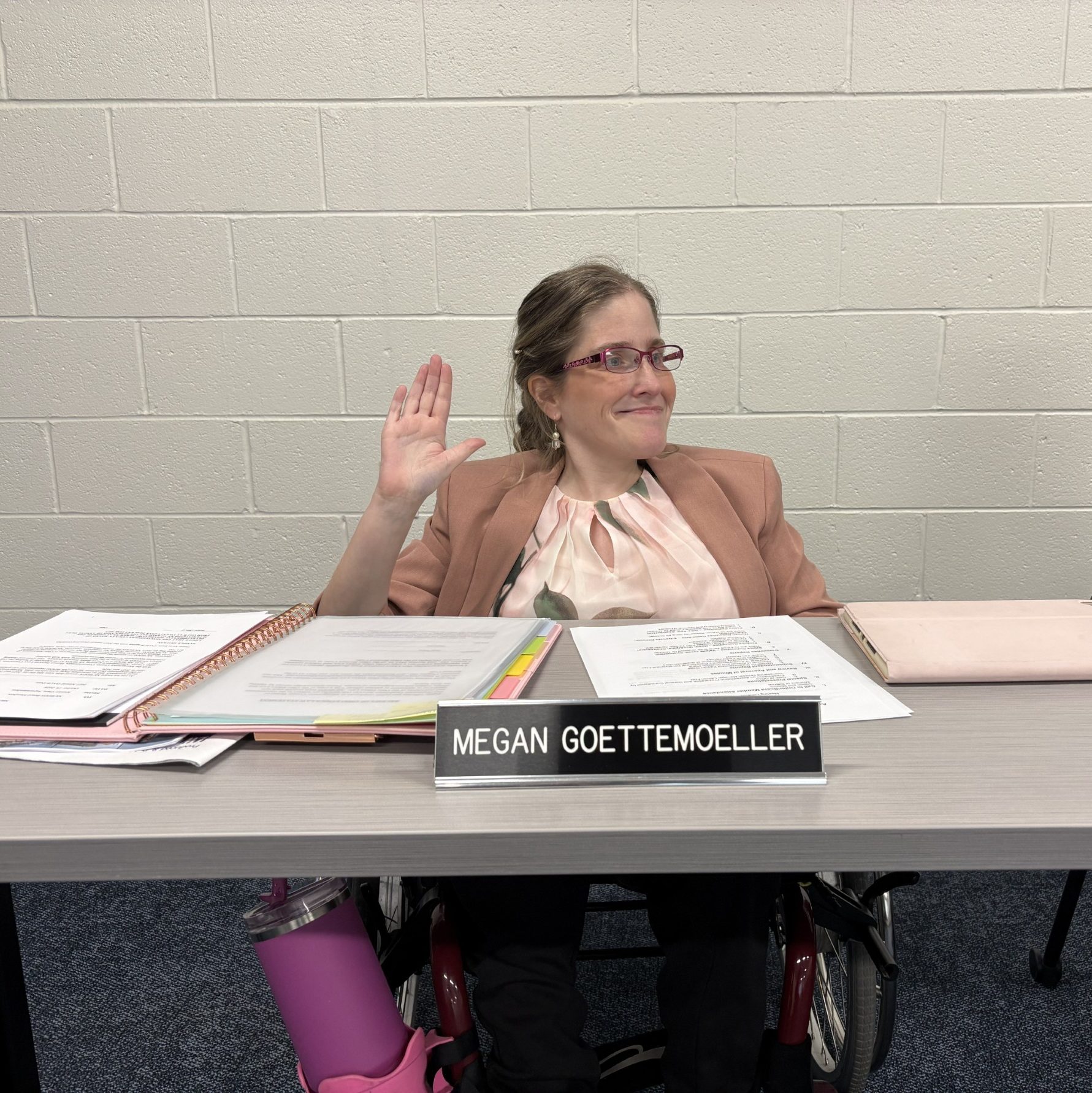 New MCB Developmental Disabilities Services board member inducted in