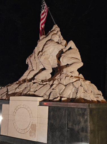 Man caught vandalizing Iwo Jima statue with sledgehammer, police say