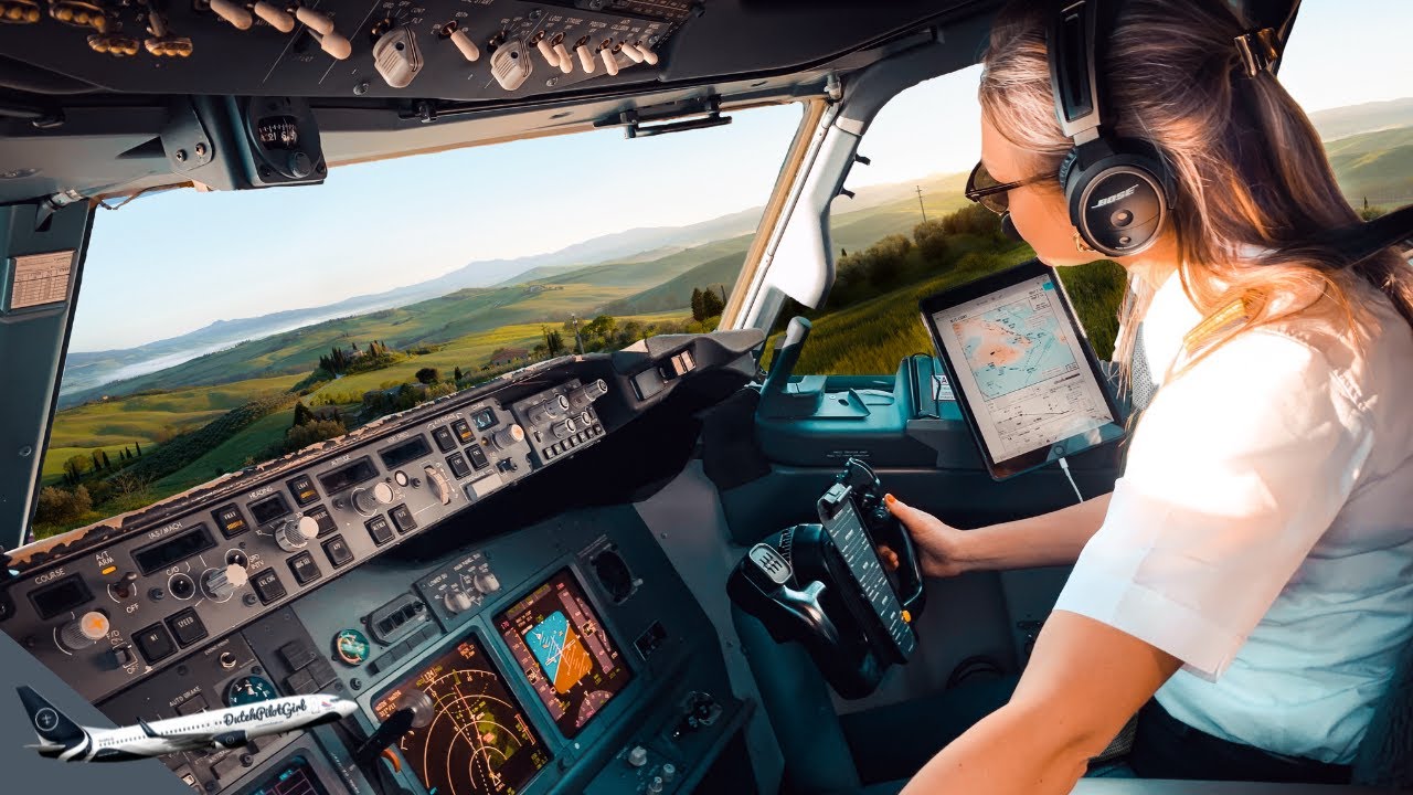 I land the Boeing 737 in Pisa! ️