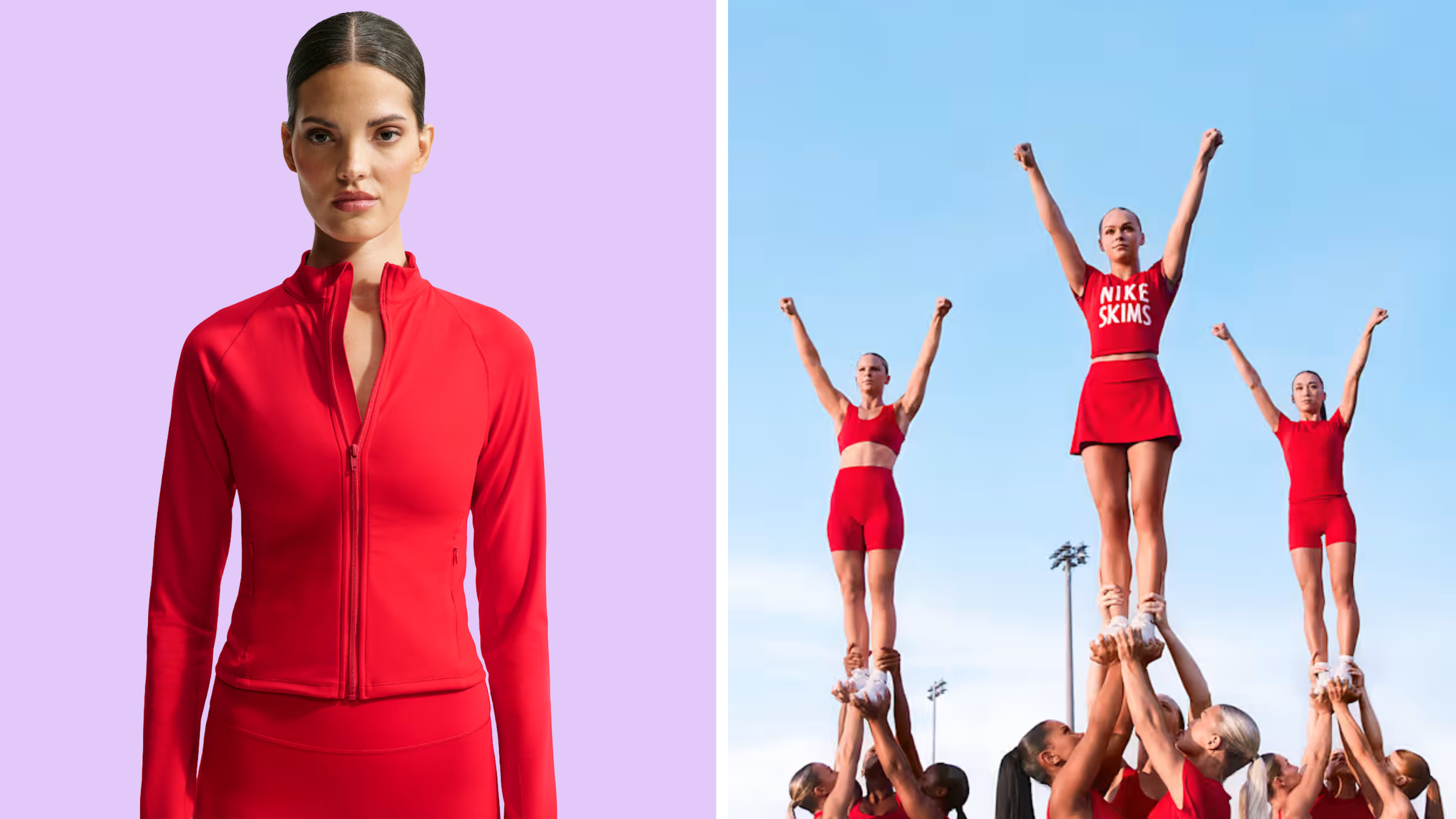 Nike x SKIMS just dropped a bold red collection, these are the styles I ...