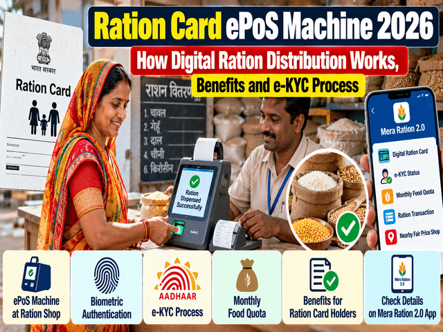 Ration card ePoS machine 2026: How digital ration distribution works ...