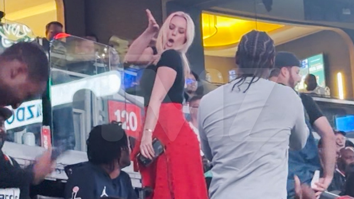 Trump staffer Britt McHenry throws drink at fan at NBA game, on video