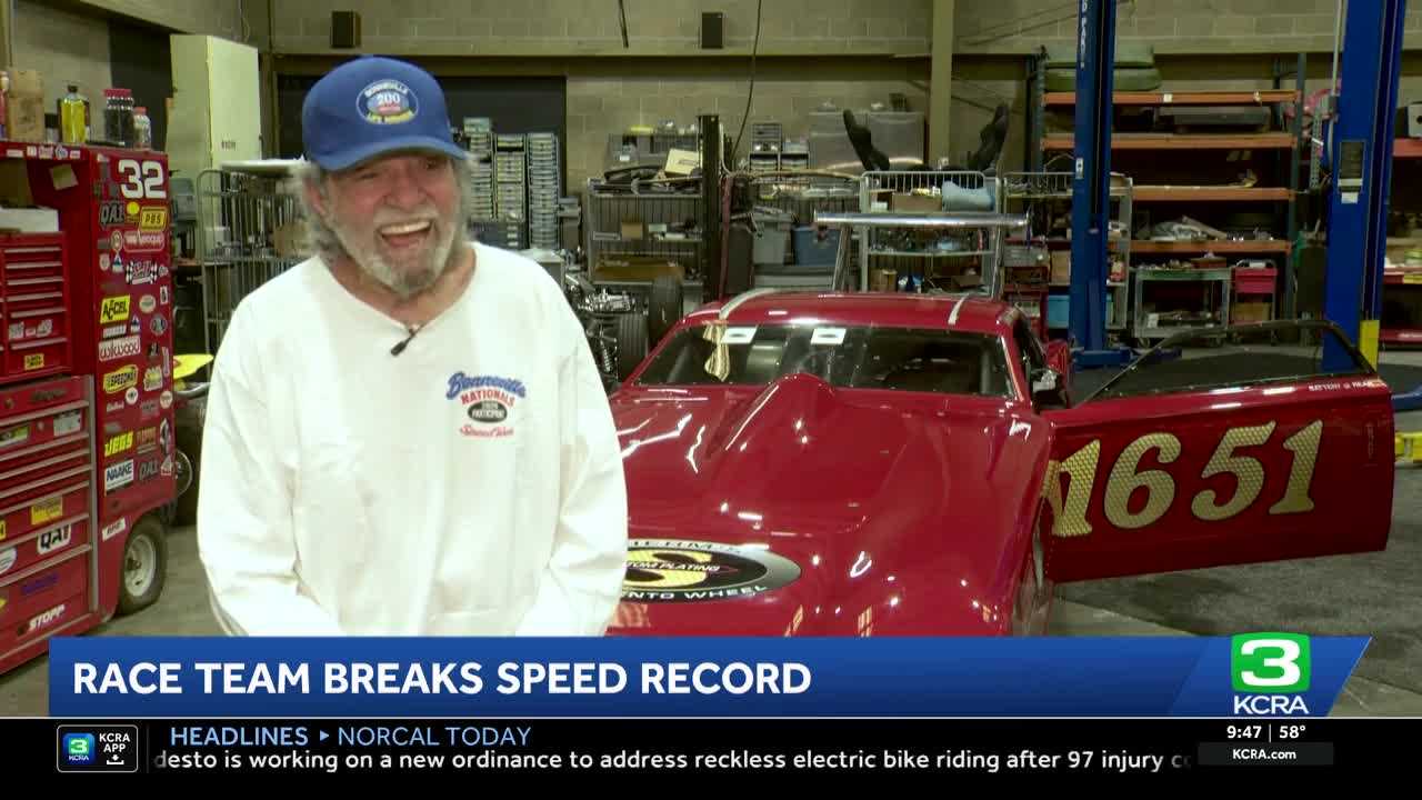 86-year-old Sacramento driver sets Bonneville speed records, eyes 400 mph