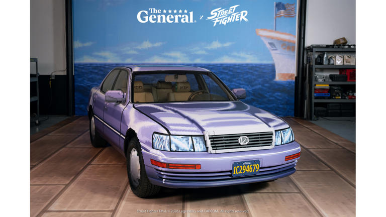 The general’s Street Fighter II giveaway car is a 1994 Lexus LS400 with ...