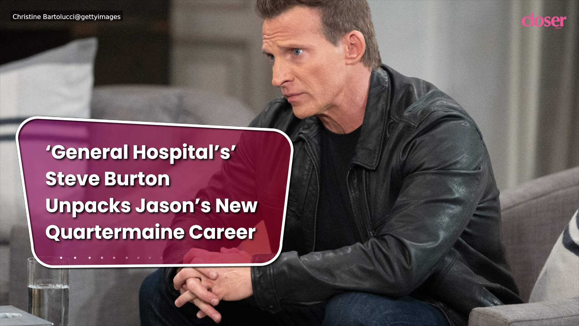 General Hospital's Steve Burton unpacks Jason's new Quartermaine career