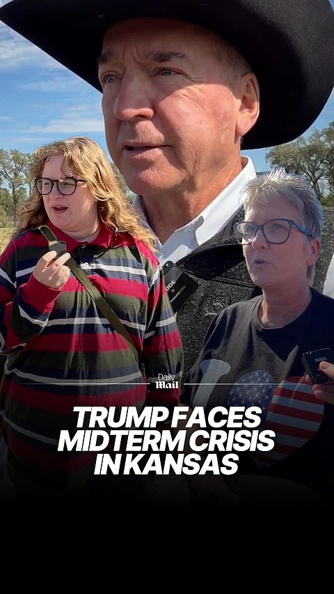Kansas voters weigh in as reliably red state seems to shift blue