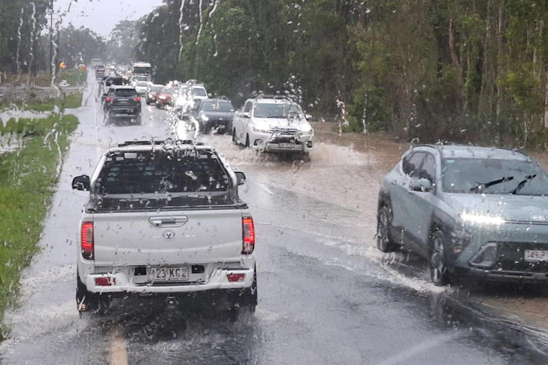 Storms over south-east lifting but system threatens supercells on way