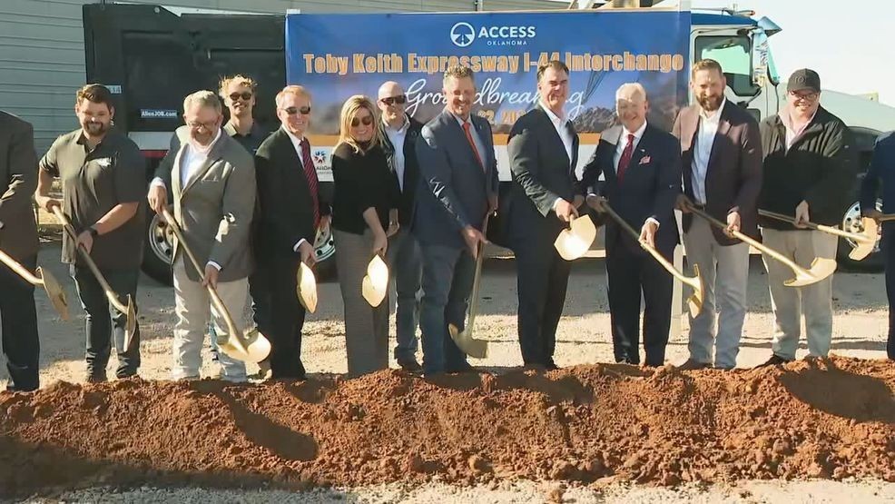 State leaders break ground on Toby Keith Expressway interchange project
