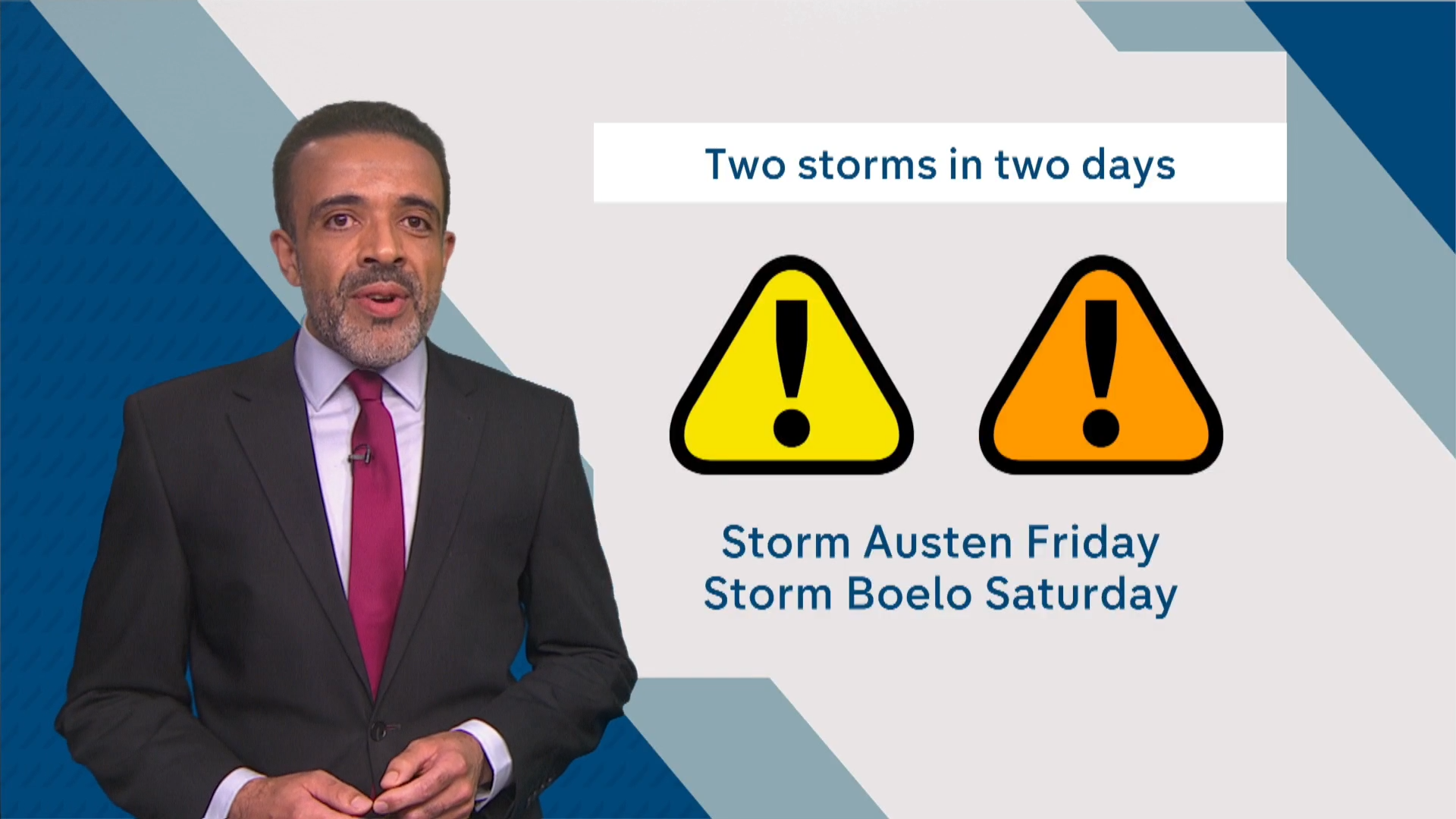 UK braced for two storms in two days