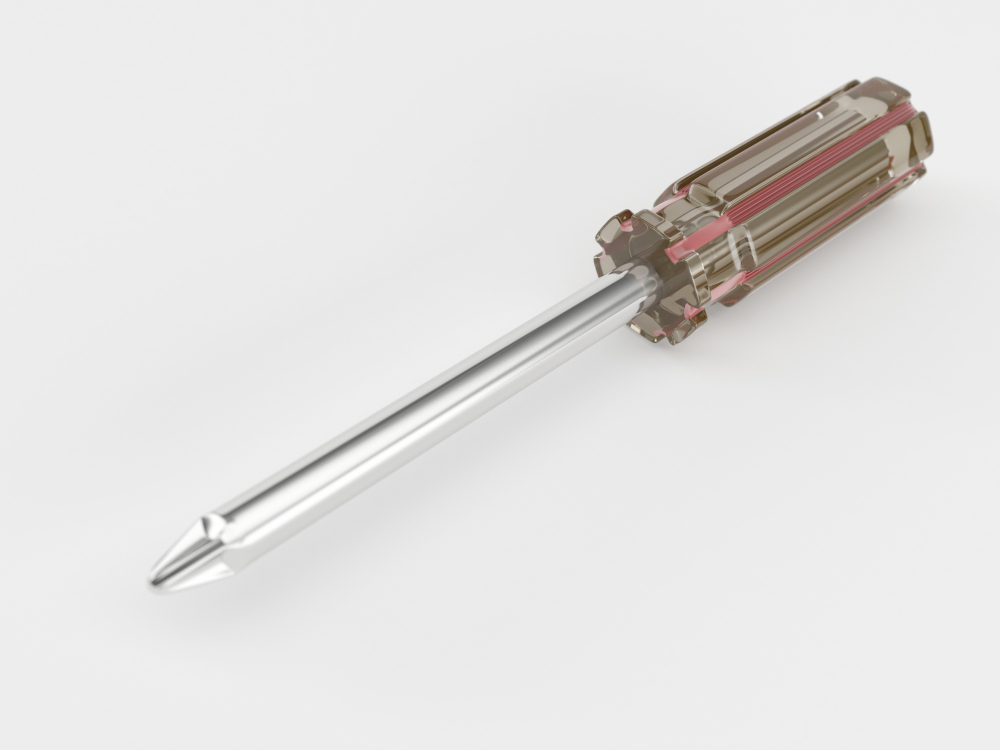 The cross-head screwdriver slips out on purpose, and that was the ...