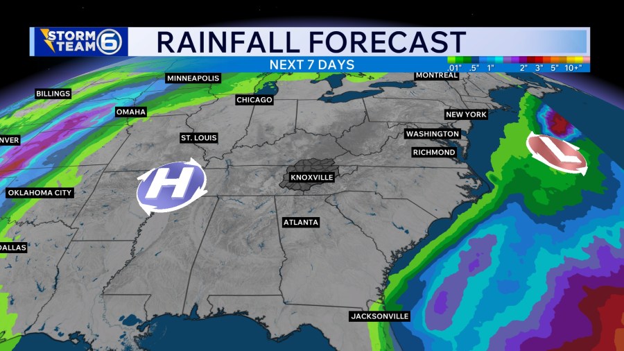 Knoxville weather: Chilly mornings and mild afternoons continue