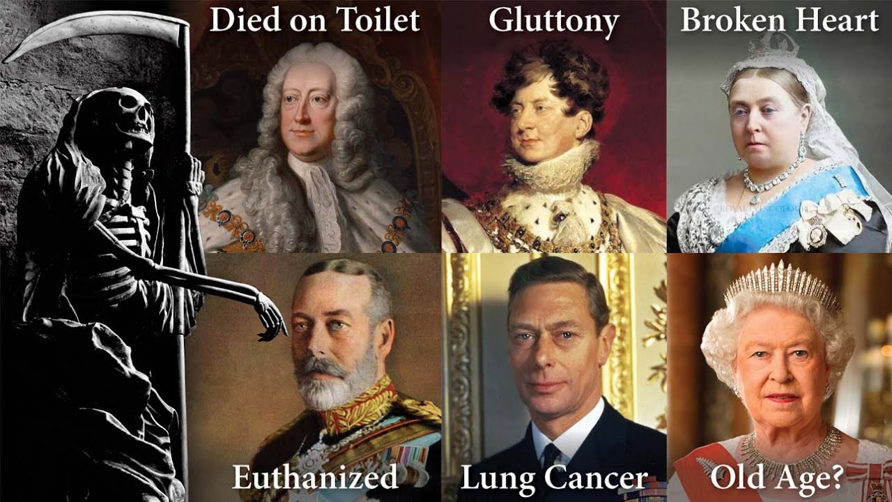 Deaths & burials of the kings & queens of England: Hanoverians & Windsors