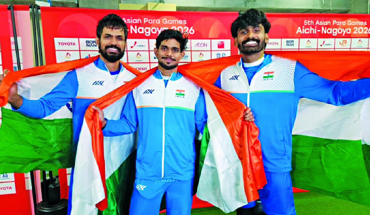 India sweep men's high jump; Anjanaben, Gavit and Dharmaraj win gold ...