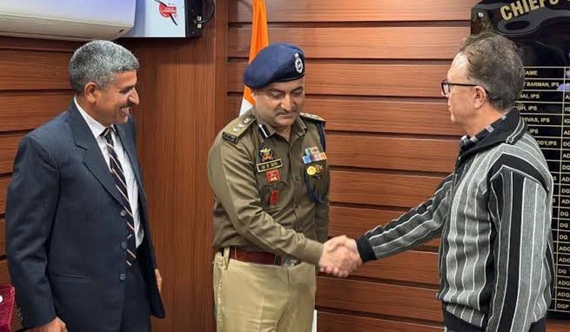 Mohd Rafi Giri decorated with SSP rank