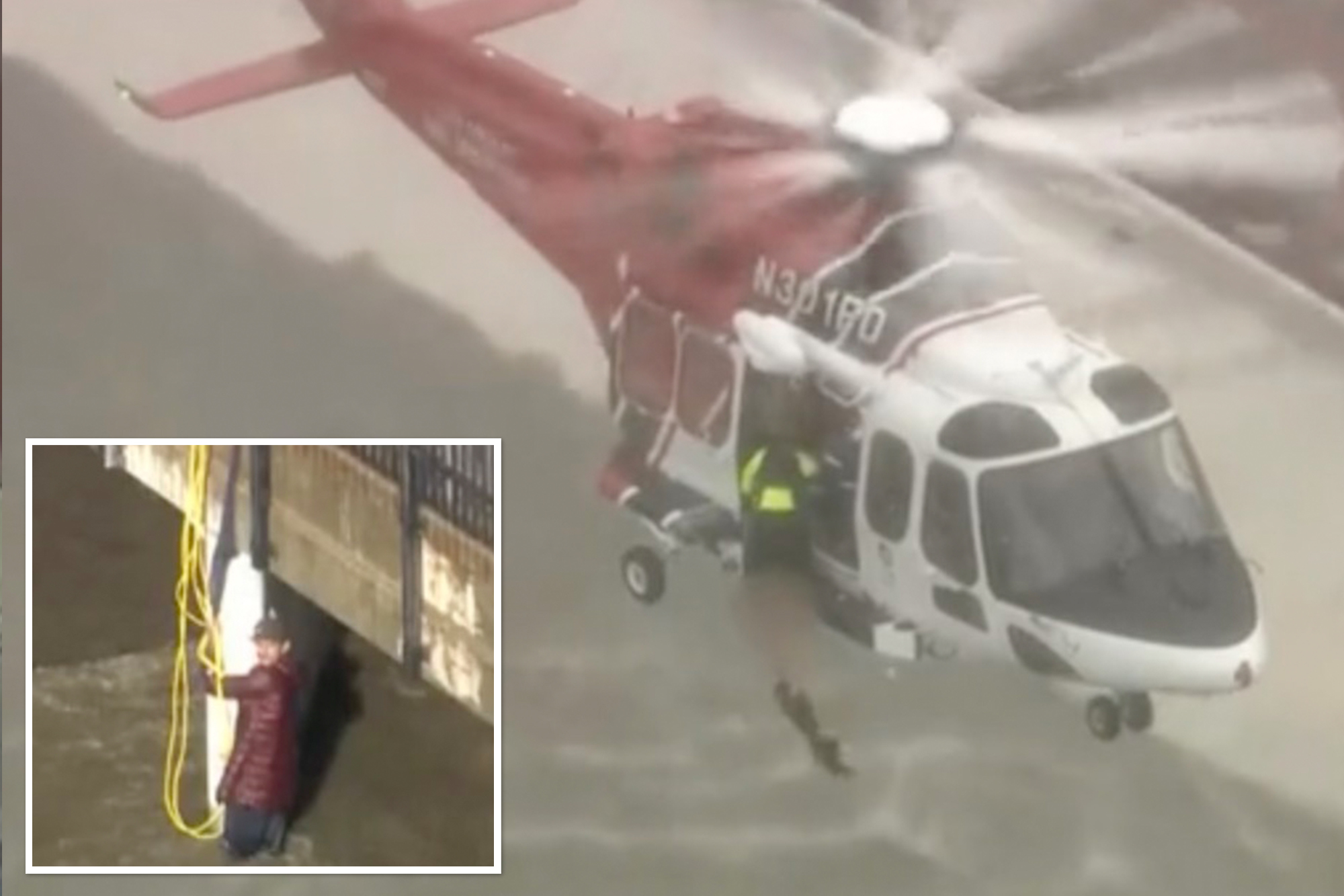 Raging floodwaters sweep several into overflowing LA channel, prompting ...