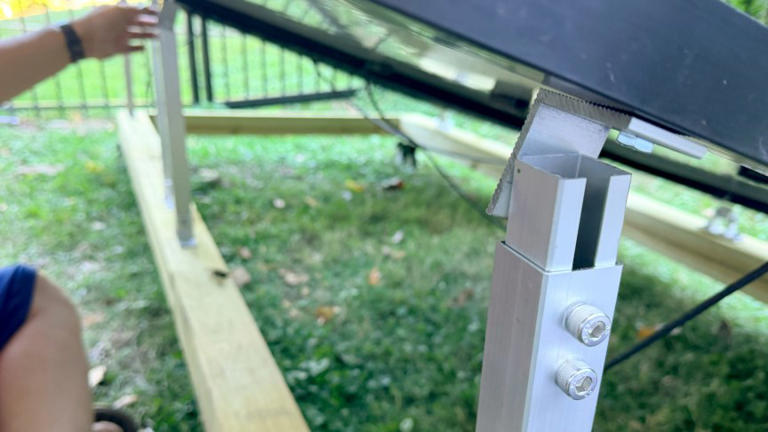 I made a movable mount for my backyard solar panels, and it doubled ...