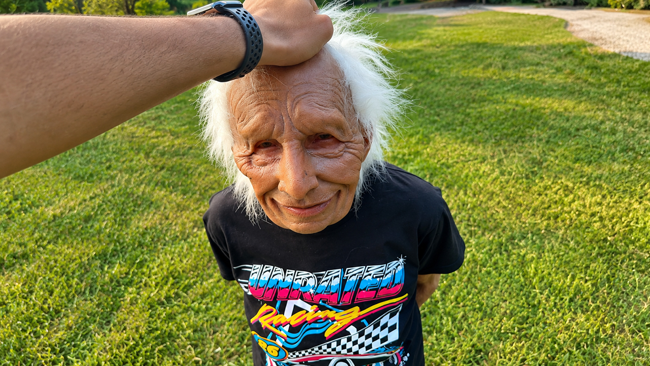 Everyone wants to know who's behind granny's mask