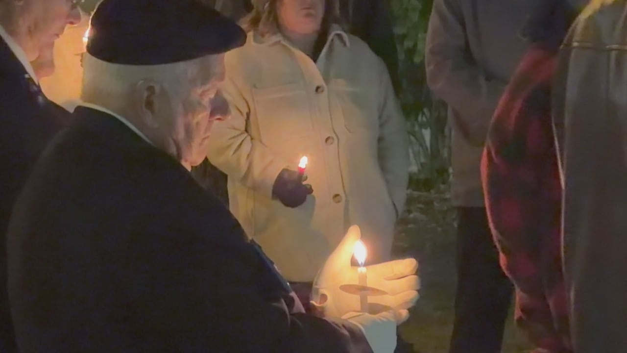 Pembroke residents hold vigil for CFB Wainwright victims