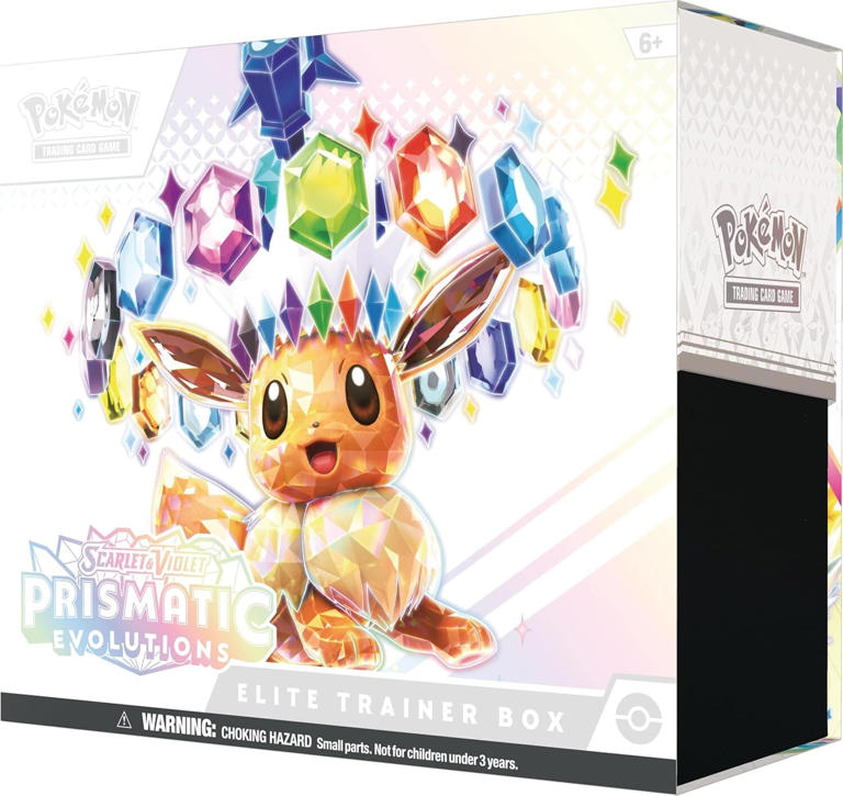The Pokémon TCG Prismatic Evolutions Elite Trainer Box is down to its ...