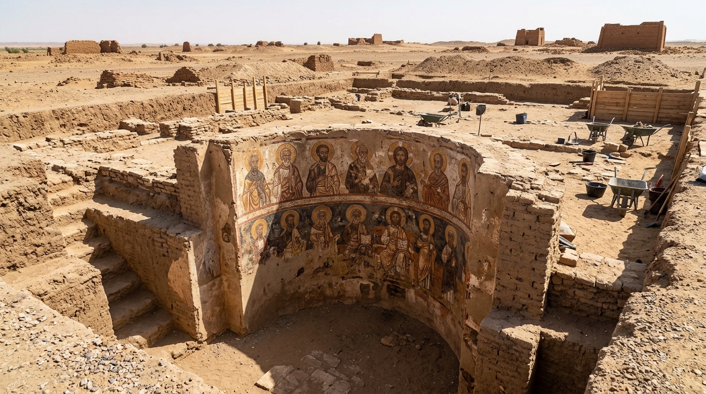 12 apostles, 7.5-metre tomb: Old Dongola's medieval cathedral