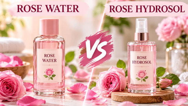 Rose water vs rose hydrosol: Differences in purity, ingredients and ...