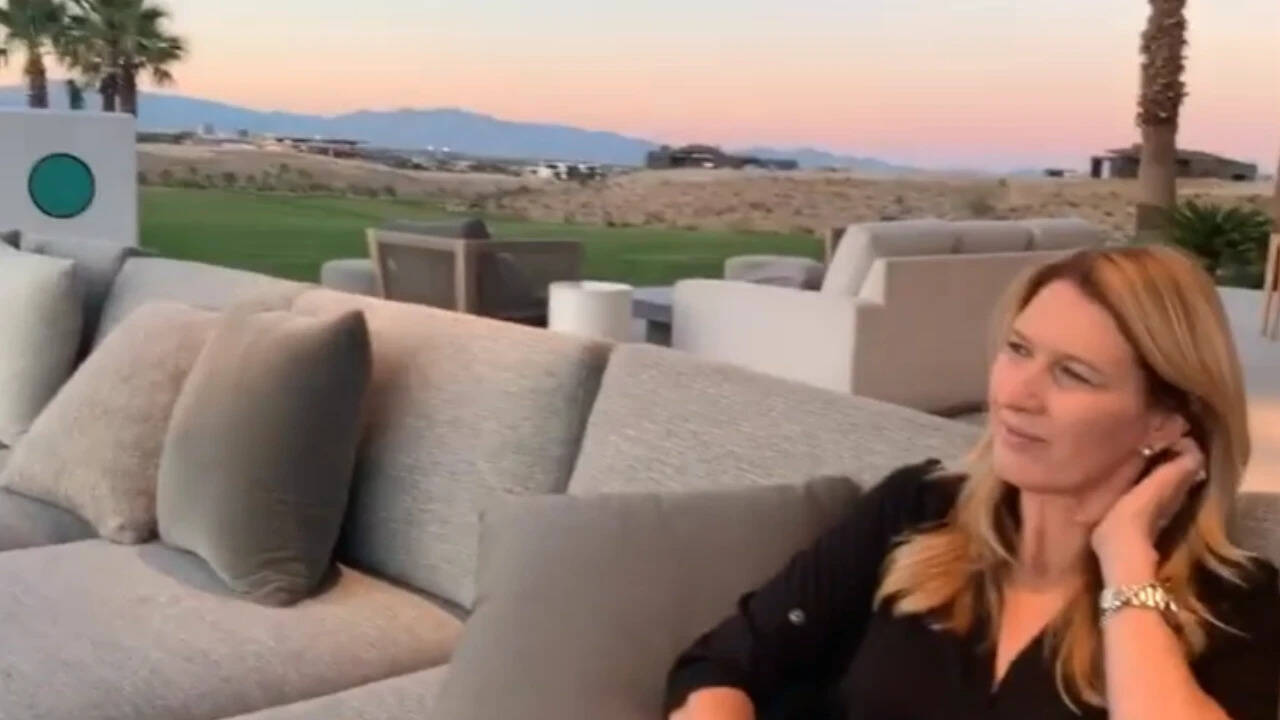 Family life in Las Vegas: Agassi and Graf build cosy desert haven ...