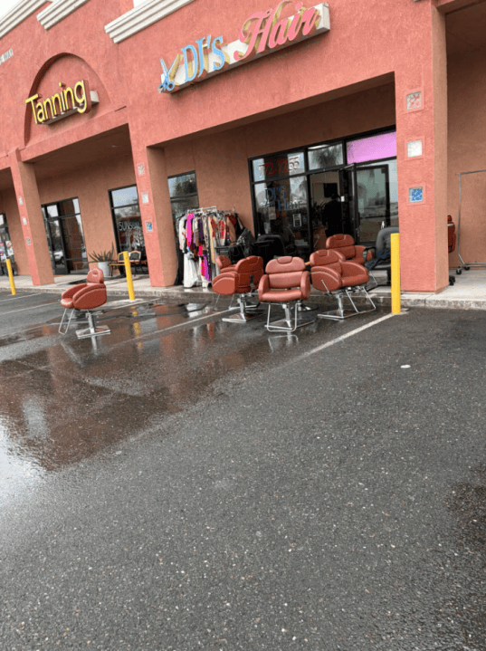 Calaveras County shopping center floods due to broken sink pipe
