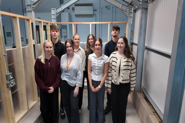 Degree apprentices deliver hands-on construction facility at former college