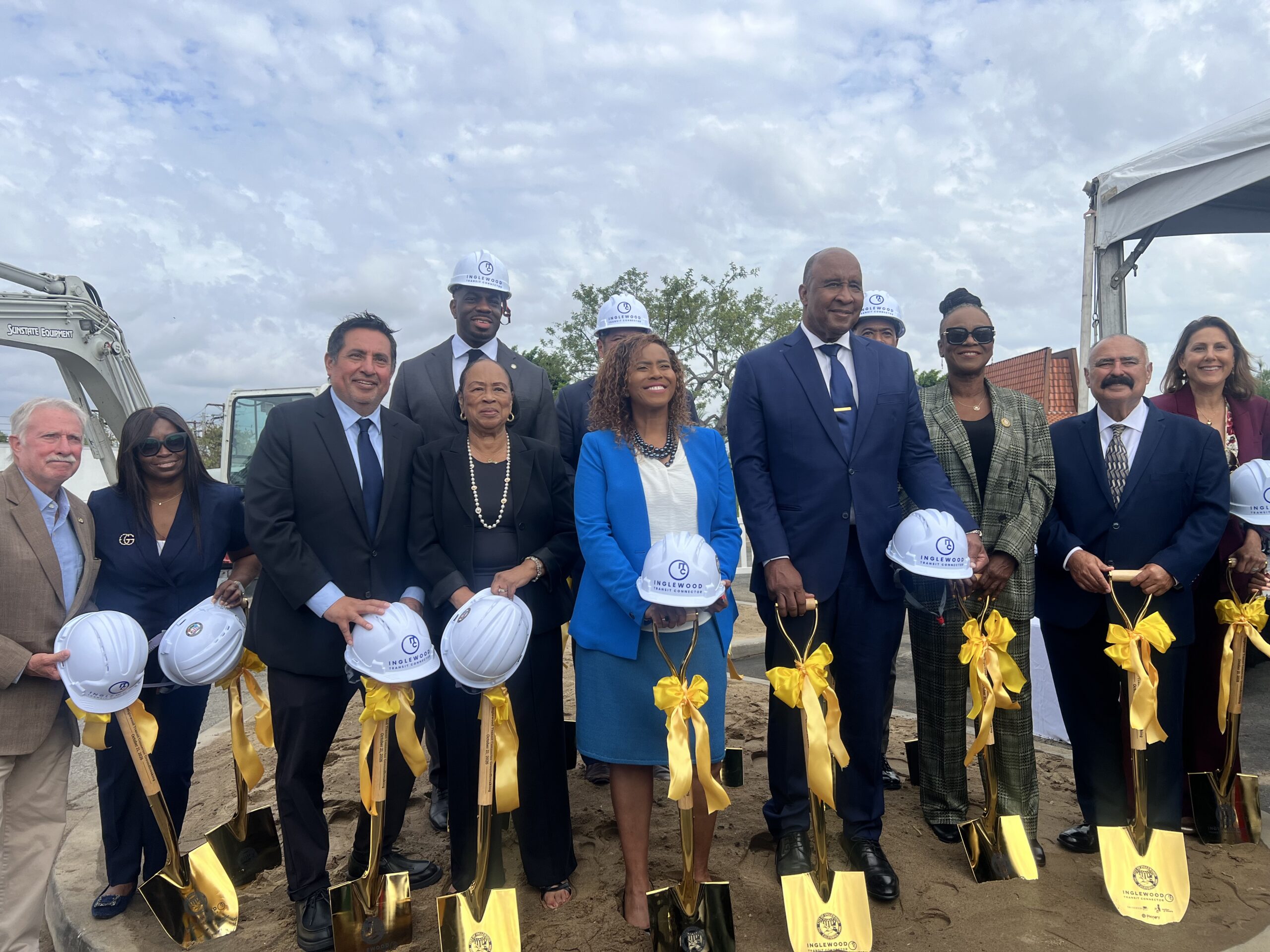 Inglewood breaks ground on transit connector, mobility hub project