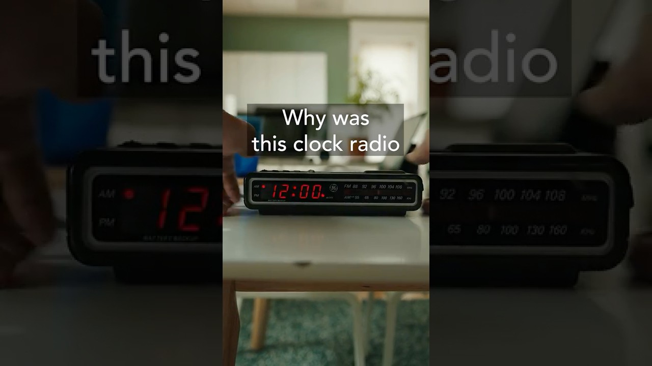 Why this clock radio was everywhere in the 80s and 90s