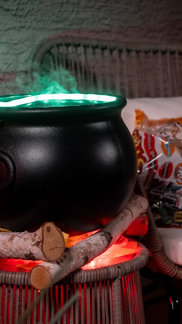 Brew up some Halloween fun with this DIY candy cauldron