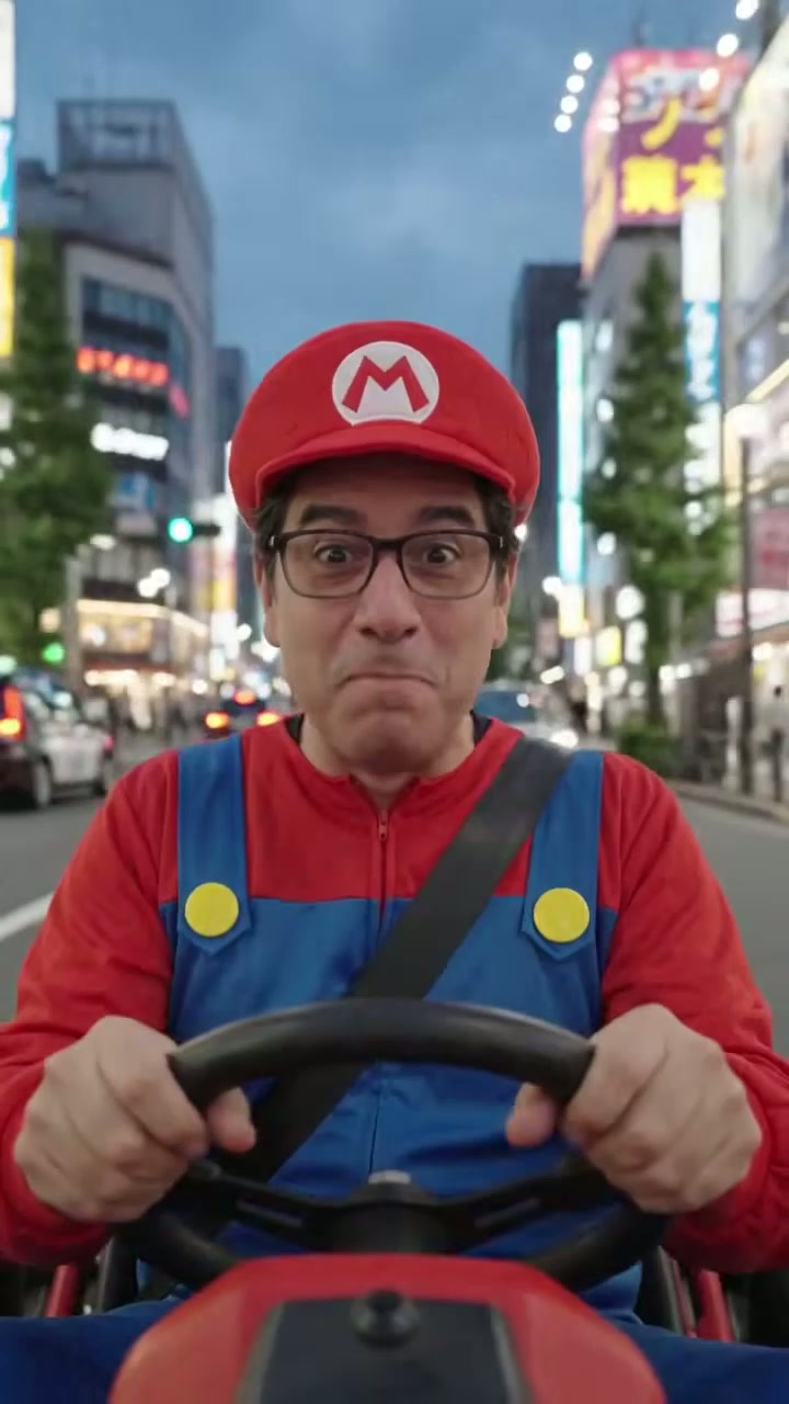 Racing through Tokyo in a real Mario Kart