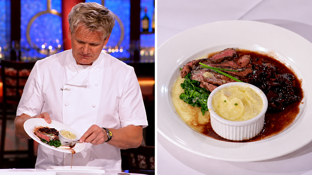 Chef Ramsay questions swimming steak & stuffed fillet in challenge
