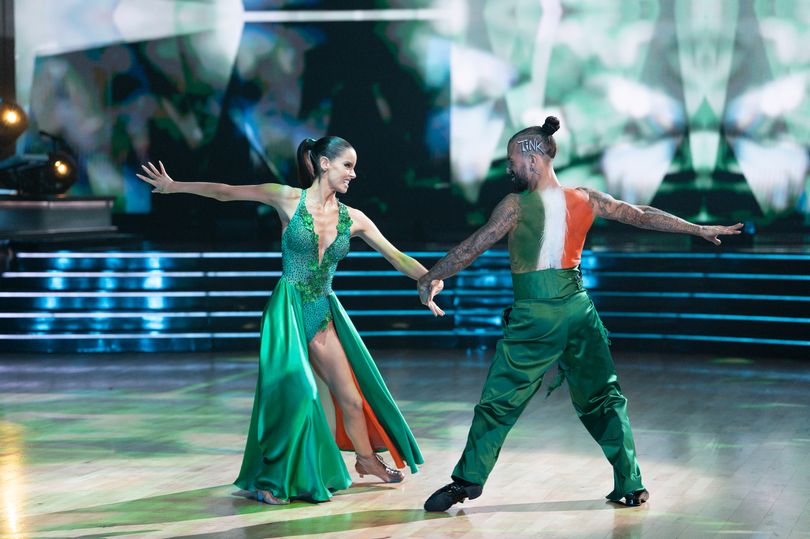 What was the Irish song Maura Higgins danced to on DWTS dedication night?